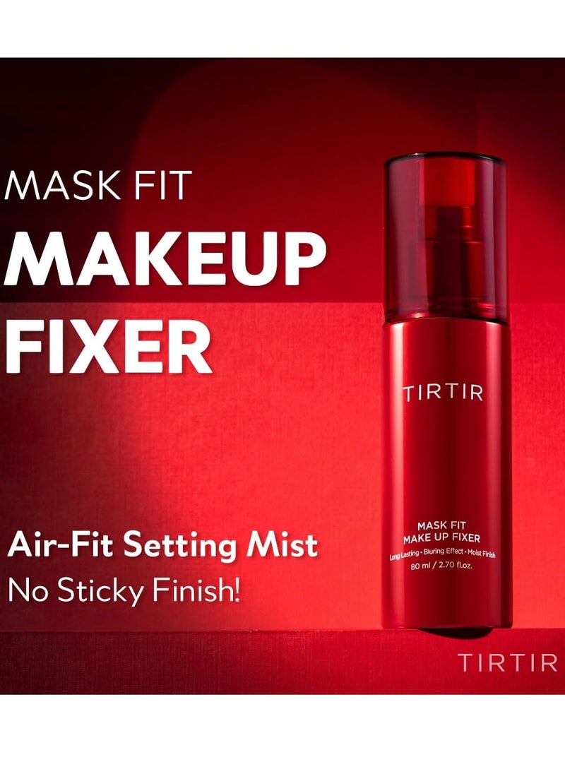 TIRTIR Mask Fit Make-up Fixer, 24H Long Lasting Makeup Finishing Setting Spray, Lightweight and Non-greasy, 2.7 Fl Oz