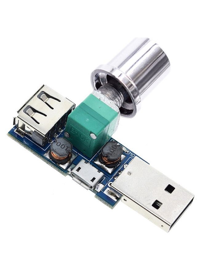 2 PCS HW-602 USB Fan Governor Wind Speed Controller Air Volume Regulator Cooling Mute Multifunction Noise Reduction Switch Module