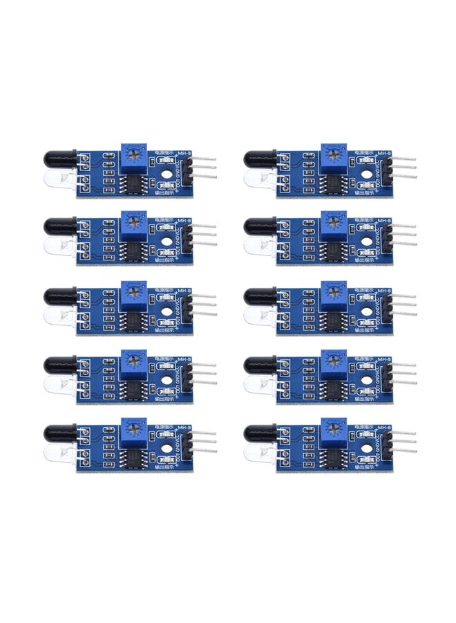 10 PCS Infrared Smart Car Obstacle Avoidance Sensor Photoelectric Switch Robot Sensor(  6D9)