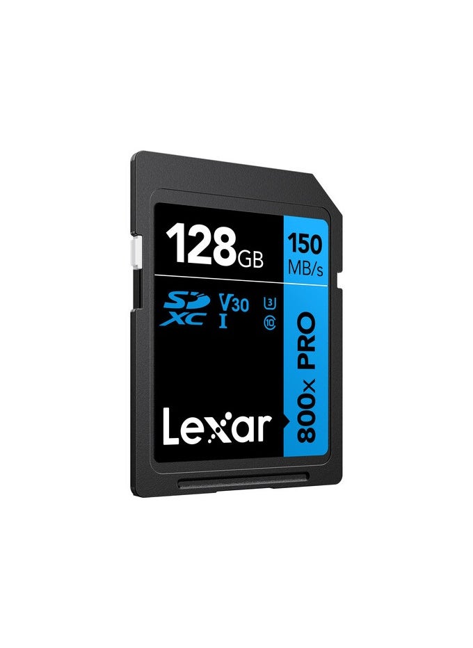 Lexar 128GB High-Performance 800x PRO UHS-I SDXC Memory Card (BLUE Series)