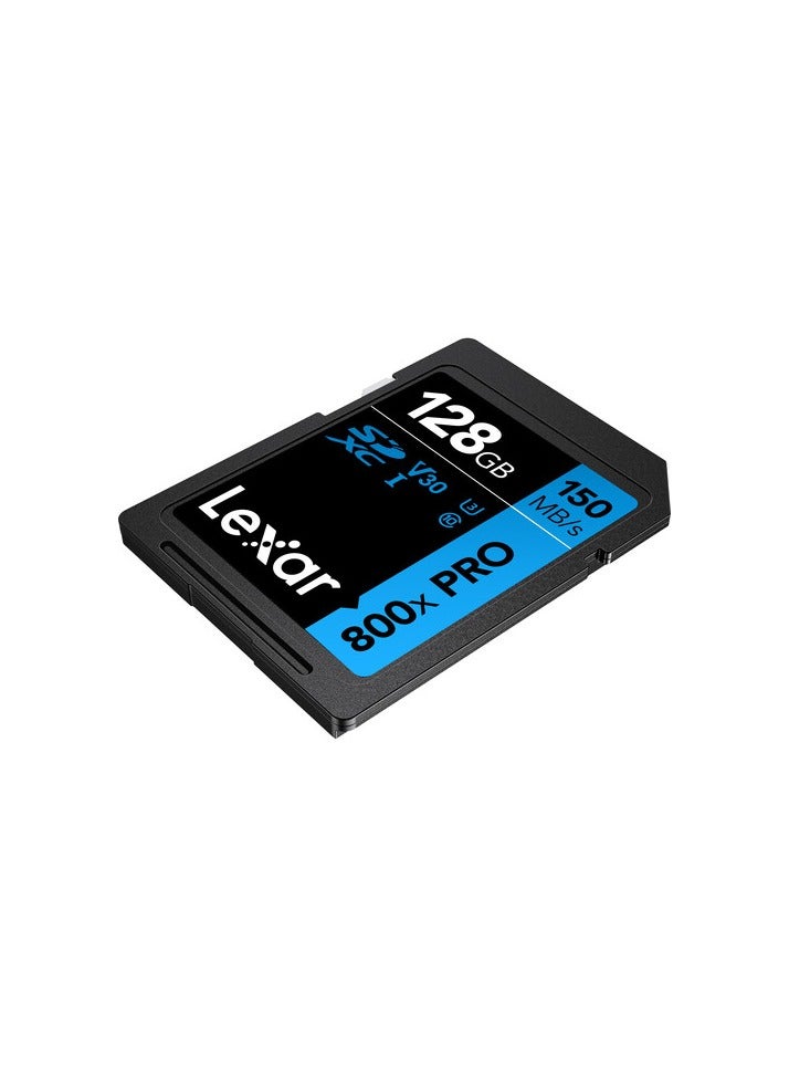 Lexar 128GB High-Performance 800x PRO UHS-I SDXC Memory Card (BLUE Series)