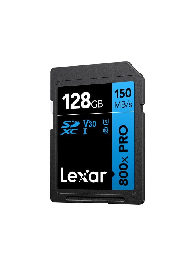 Lexar 128GB High-Performance 800x PRO UHS-I SDXC Memory Card (BLUE Series)