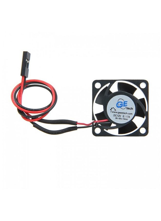 12V Cooler Axial Fan, Size:  40x40x10mm