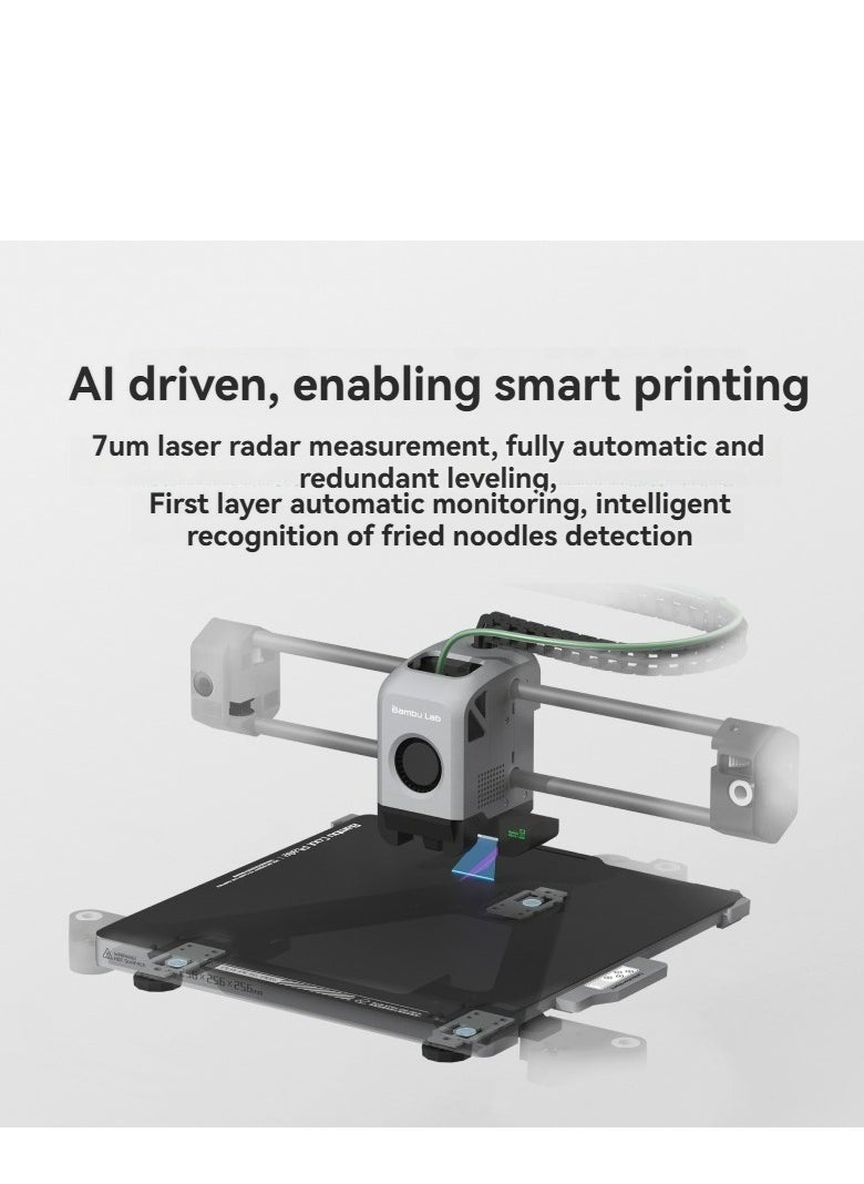 SSW High-quality printing with 7 μm Lidar resolution Desktop home use FDM fully automated leveling Large-size multicolor high-speed 3d printing machine X1CC