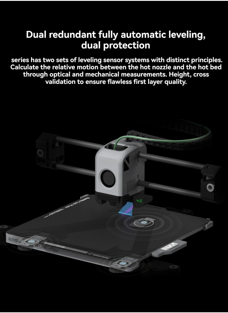 SSW High-quality printing with 7 μm Lidar resolution Desktop home use FDM fully automated leveling Large-size multicolor high-speed 3d printing machine X1CC