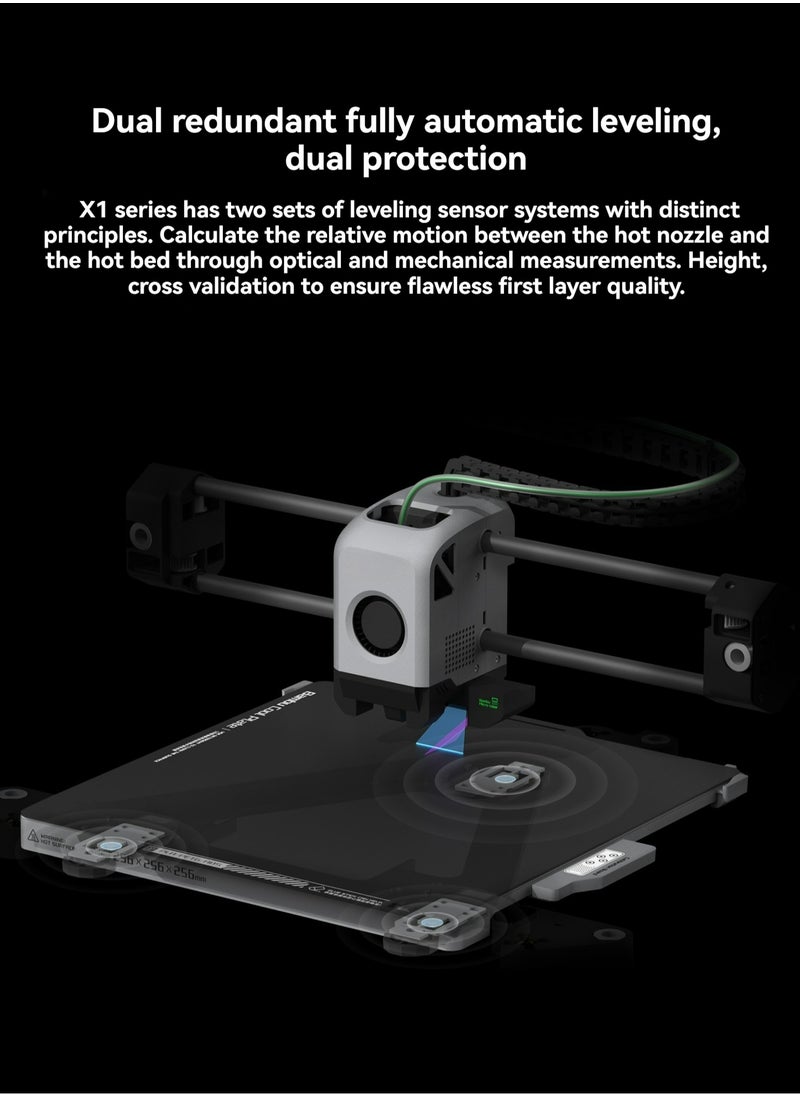 SSW 3D Printer Desktop Home Use FDM Automatic Leveling Large Size Multicolor High Speed 3d Printing Machine X1C