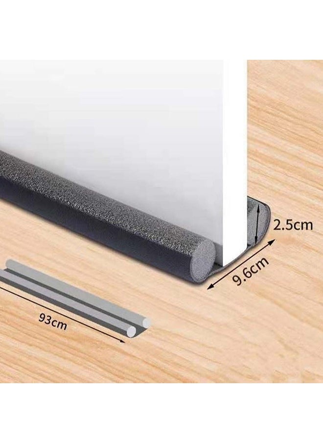 Soundproof Reduce Noise Door Bottom Sealing Strip Grey 93 X 9.5 X 2.8cm