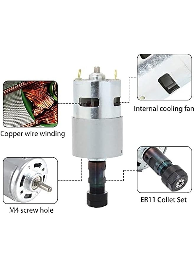 CNC 1610 PRO 3 Axis GRBL Control DIY Mini CNC Router Machine Kit with Offline Controller and 14pcs ER11 Collets CNC Engraving Milling Machine for Cutting Wood Plastic Acrylic PVC PCB