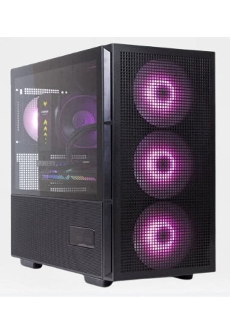 Repulsor Gaming PC - Intel Core i7-12700F Desktop Processor, 12 Total Cores, 20 Threads, DDR4 32GB (2*16) 3600MHz Ram, Nvidia GeForce RTX 4070Ti Super OC Edition 16GB GDDR6X Graphics Card, 1TB NVMe M.2 SSD + 1TB HDD, 2 Fan AIO Liquid Cooler, 750W Standard Power Supply, Windows 11 Pro | Wi-Fi