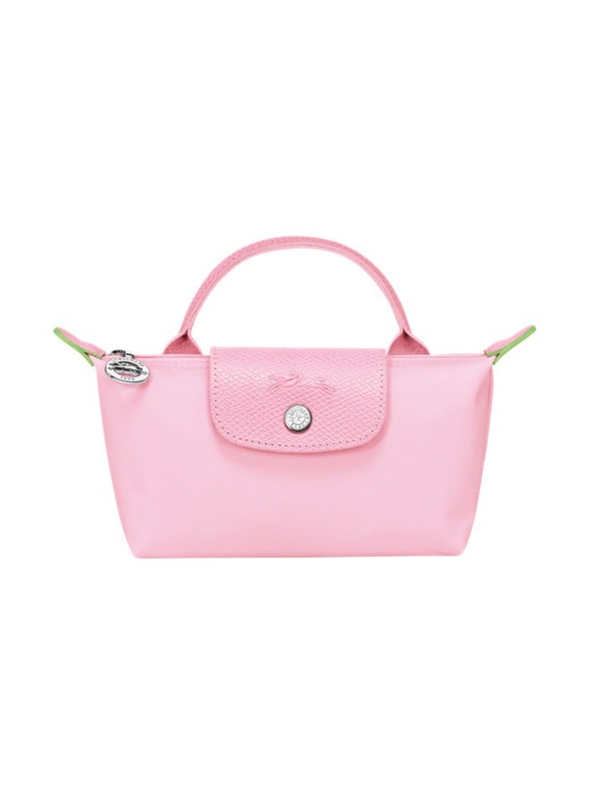 Longchamp Women's classic fashion versatile mini makeup bag handbag shoulder bag handheld small bag pink