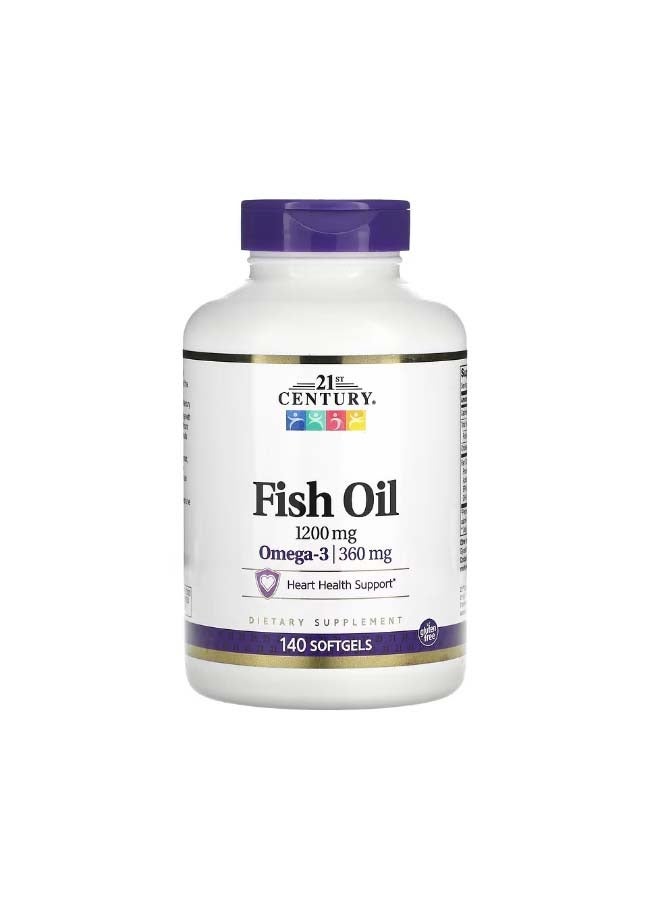 Fish Oil 1200 mg 140 Softgels