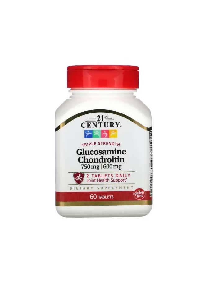 Triple Strength Glucosamine  Chondroitin 60 Tablets