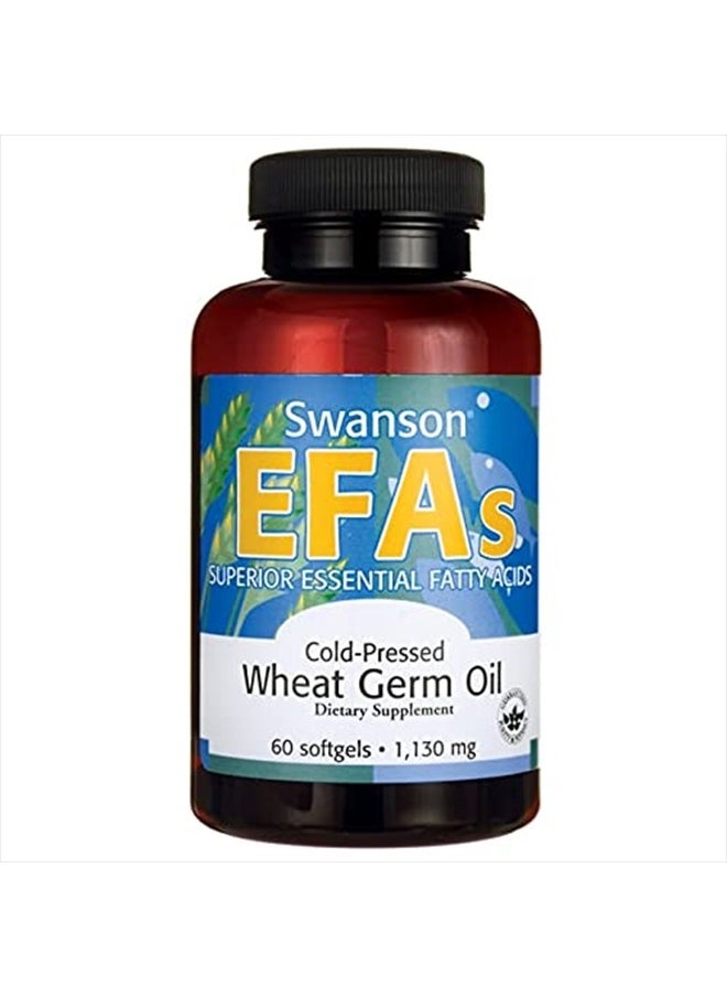 Cold-Pressed Wheat Germ Oil 1130 Milligrams 60 Sgels