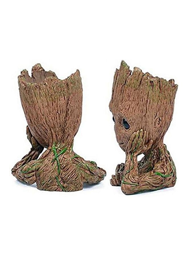 2-Piece Multi-Functional Collectible Groot Brown 14cm