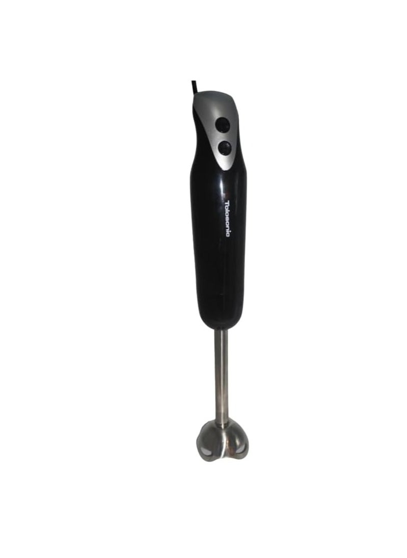 MEBASI Hand Blender, 2-Speed Control, Powerful Full Copper Motor, Stainless Steel,(200W) Easy Assembly & Disassembly, Black (TS-HB1004B)