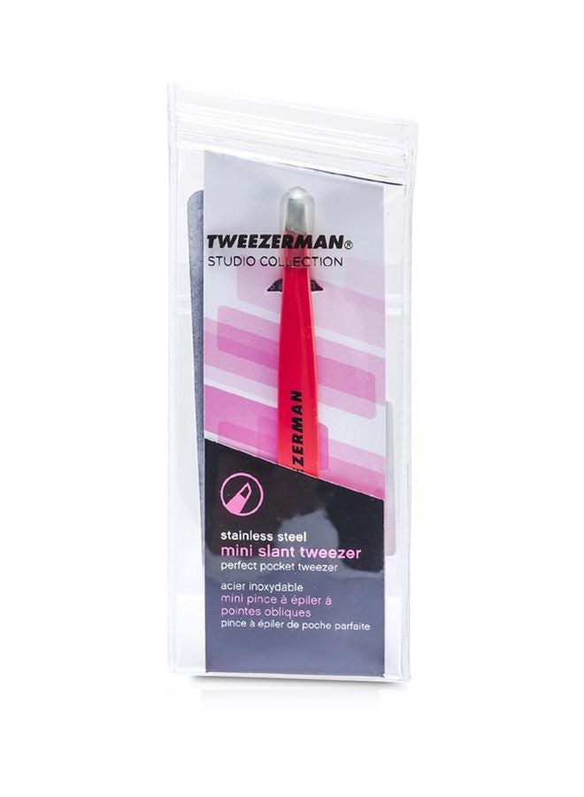 Studio Collection Mini Slant Tweezer Pink