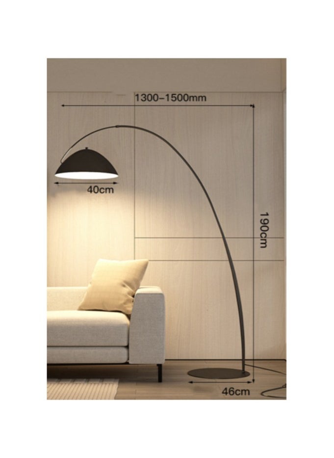 Post Modern Floor Light Black Metal High Fidelity Contemporary Style Standing Bedroom Indoor LED Floor Lamp