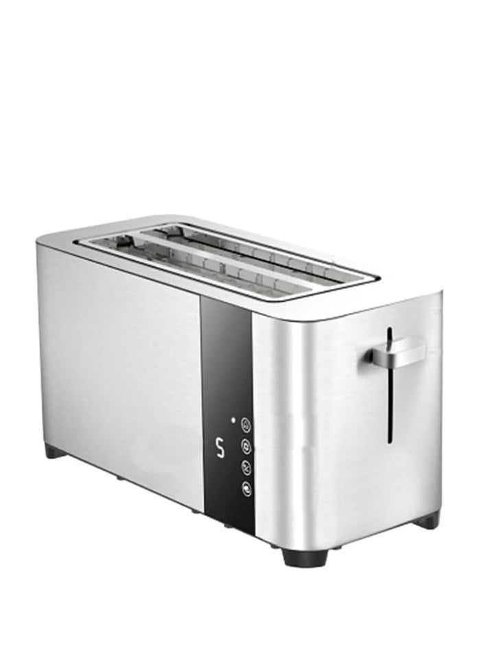 MEBASHI Daily Collection Toaster – 1400W Stainless Steel 2-Slice Long Toaster with 3 Functions and 7 Browning Levels (ME-TST103)