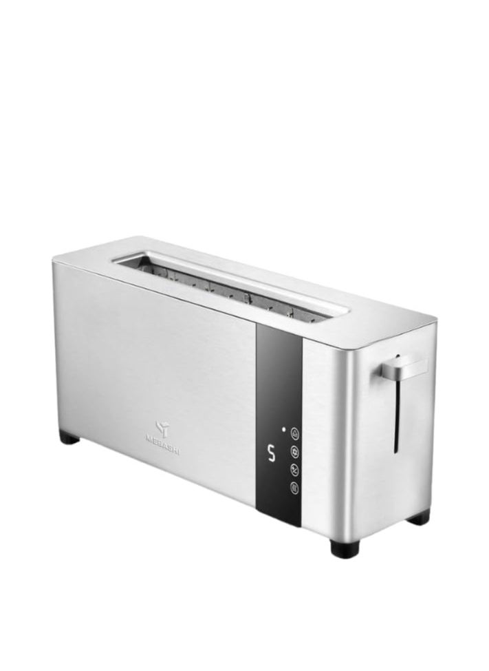 MEBASHI Daily Collection Toaster – 1050W Stainless Steel 1-Slice Long Toaster with 3 Functions and 7 Browning Levels (ME-TST101)