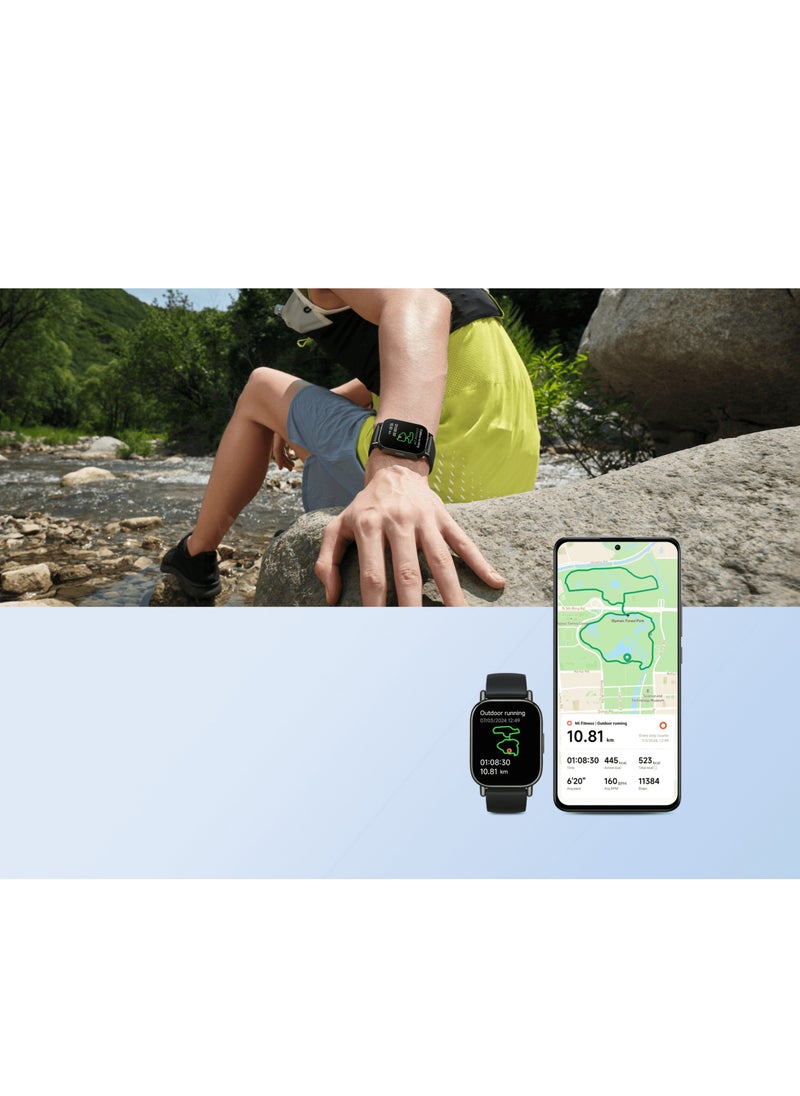 Watch 5 Lite, Smartwatch With 1.96 Inch AMOLED Display, 5 ATM Water Resistance, 150+ Sports Modes, Heart Rate Monitor, Bluetooth Call, Global Vesrion