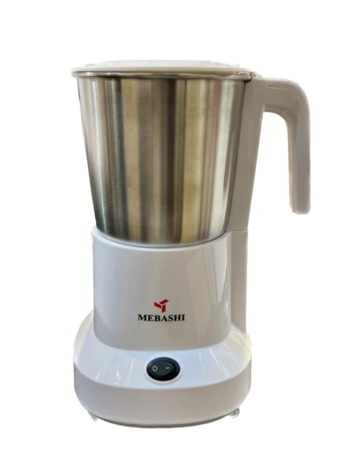 MEBASHI Coffee Grinder - 400g Capacity, Powerful Motor, Stainless Steel Jars, (ME-CG2280) (White)