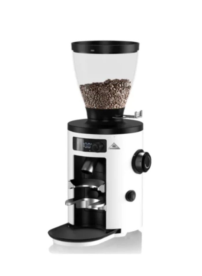 X54 Allrounder Home Electric Coffee Grinder, Easily Swappable Fronts for Espresso to Cold Brew, 54mm Flat Steel Burr With 1-2.8g of Coffee Grinding Capacity/sec, Multifunctional LED Display, App Connectivity through Wifi, 220-240 V, 50/60 Hz, 500g Bean Hopper - White