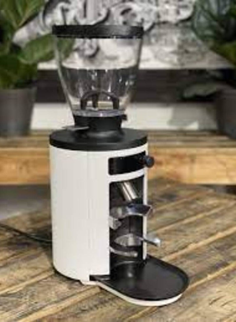 X54 Allrounder Home Electric Coffee Grinder, Easily Swappable Fronts for Espresso to Cold Brew, 54mm Flat Steel Burr With 1-2.8g of Coffee Grinding Capacity/sec, Multifunctional LED Display, App Connectivity through Wifi, 220-240 V, 50/60 Hz, 500g Bean Hopper - White