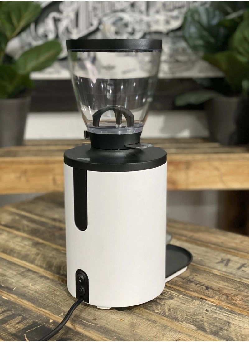 X54 Allrounder Home Electric Coffee Grinder, Easily Swappable Fronts for Espresso to Cold Brew, 54mm Flat Steel Burr With 1-2.8g of Coffee Grinding Capacity/sec, Multifunctional LED Display, App Connectivity through Wifi, 220-240 V, 50/60 Hz, 500g Bean Hopper - White