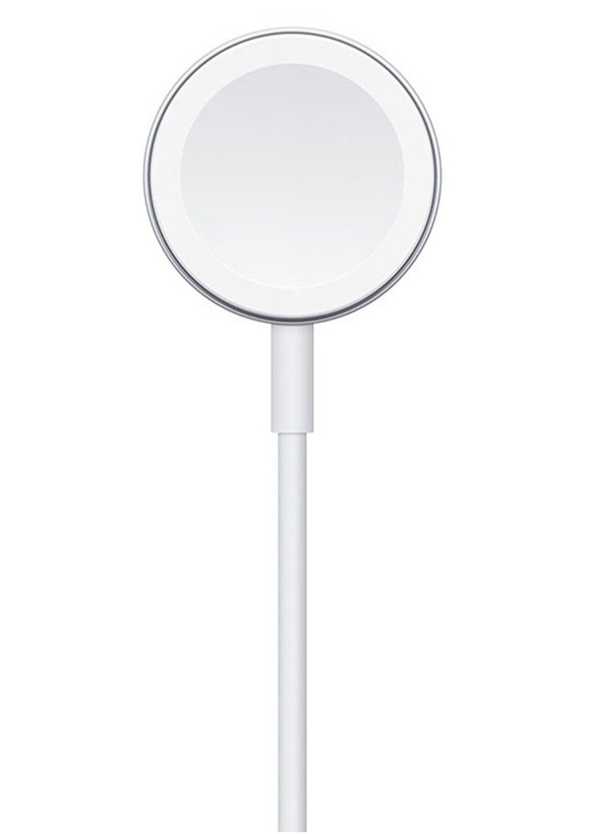 ET-WC21 Wireless Charging Cable for Apple Watch - 1.0m, 5V/0.35A, Sleek White Design