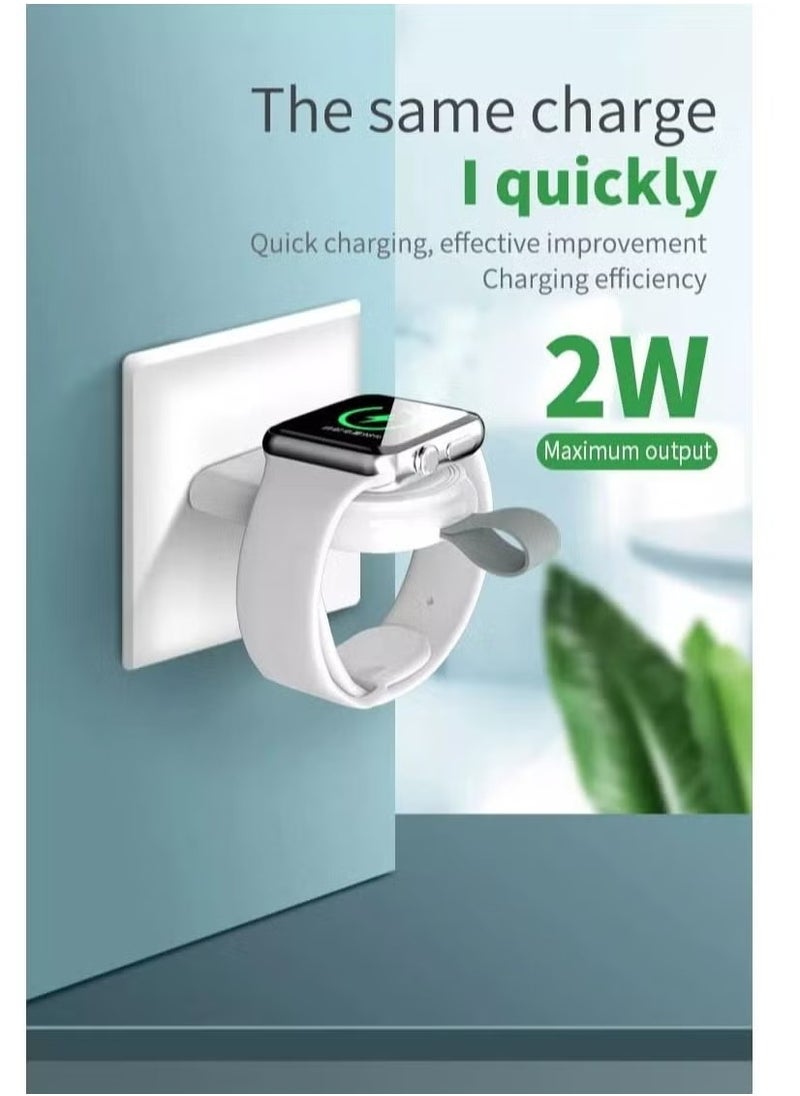 Mini Portable Magnetic Mobile Power Wireless Charger For Apple Watch