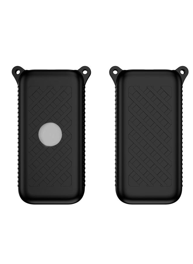 For Apple Vision Pro Battery Protective Case Silicone Cover(Black)