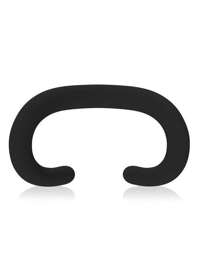 For Apple Vision Pro Silicone Eye Mask Sweatproof Dustproof Replaceable Silicone Case(Black)