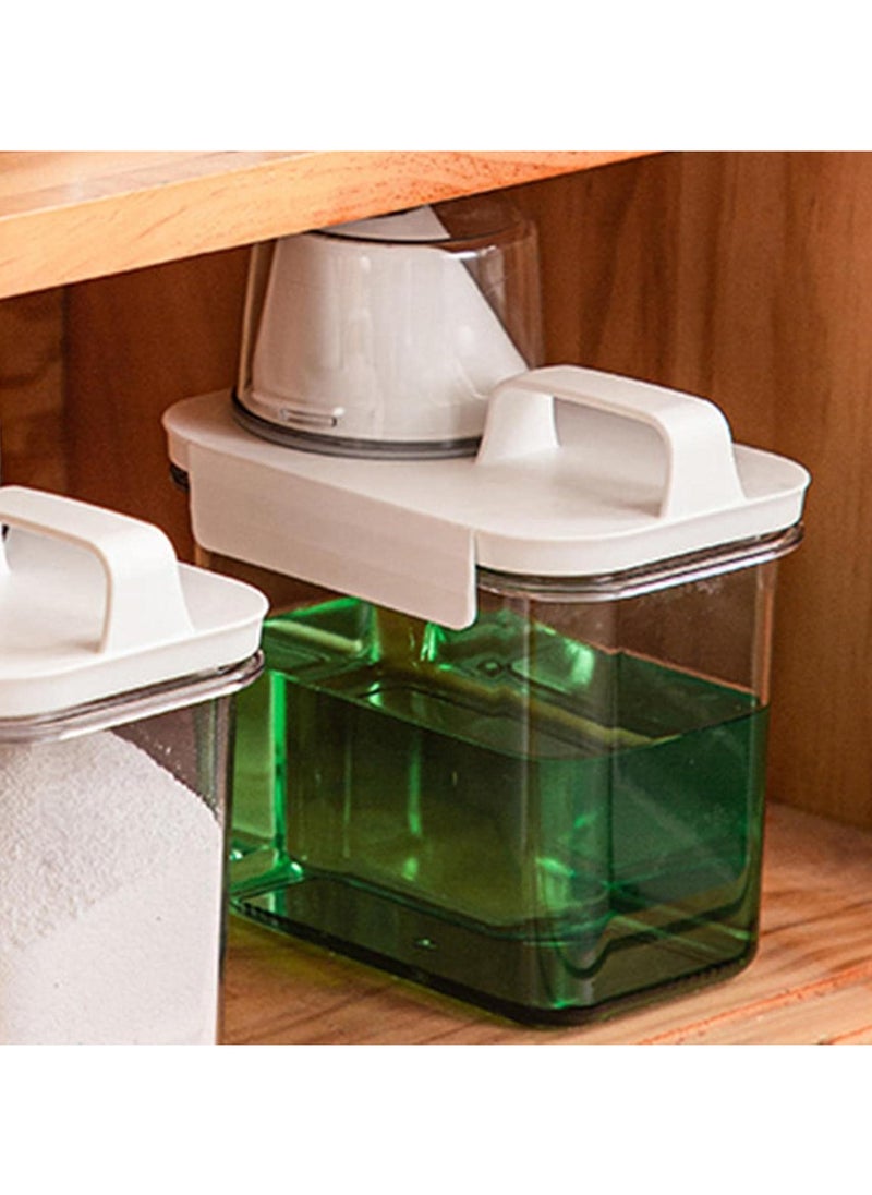 Laundry Detergent Dispenser with Measuring Cup