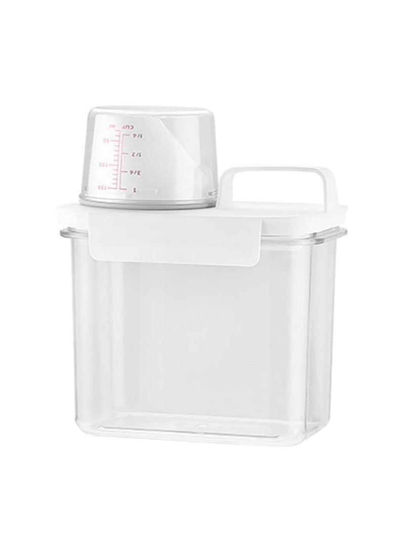 Laundry Detergent Dispenser with Measuring Cup