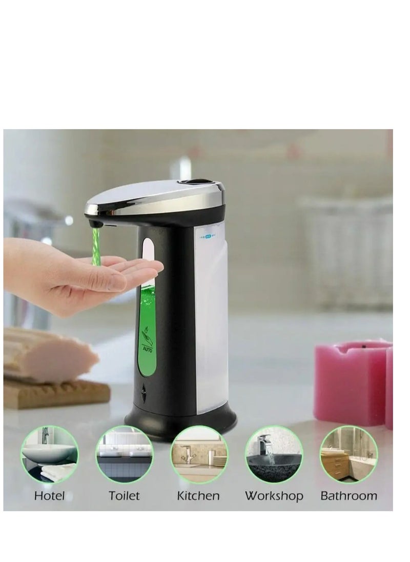 Liquid Soap Dispenser 400ml Automatic Intelligent Sensor Induction Touchless ABS Hand Washing Dispensers For Kitchen Bathroom