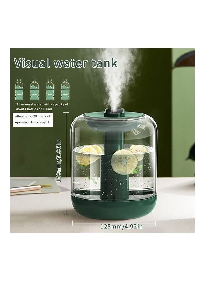 Portable Cool Mist Humidifier Humidifier21122712 Green/Clear