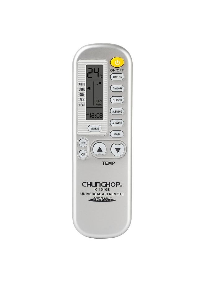 Chunghop Universal A/C Remote Control (K-1010E)(Grey)