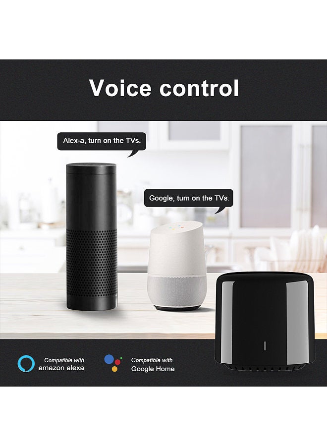 Universal WIFI Remote Controller, Infrared Receiver, App Control, Timer, Compatible with Voice Control