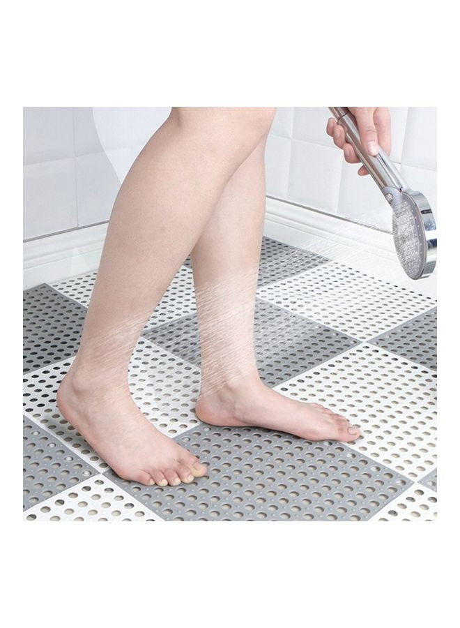 4 Pieces Non-slip Shower Bathroom Square Mat Assorted 30x8x30cm