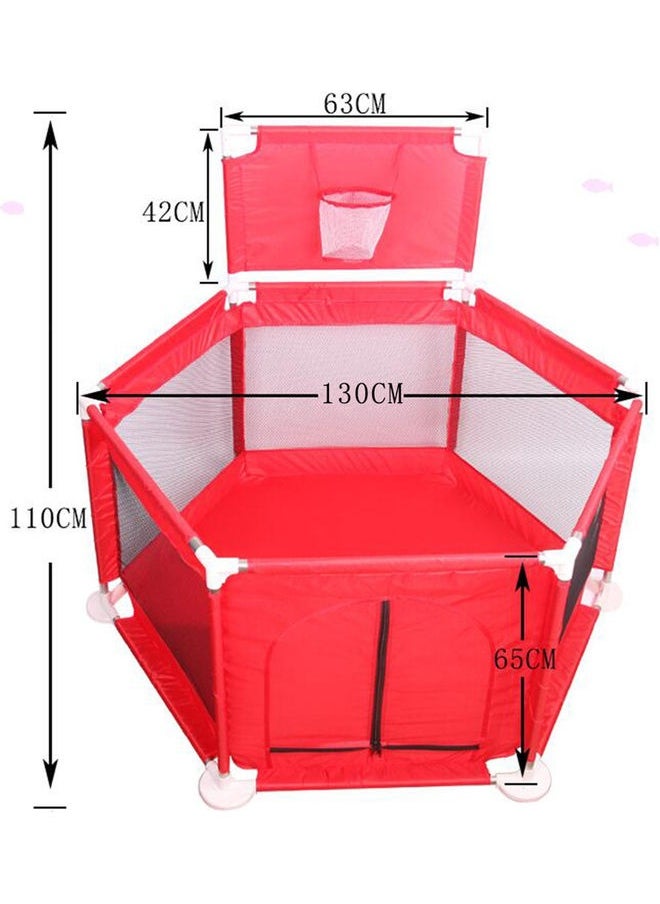 Foldable Baby Fence Activity Center Play Tent 130x130x110cm