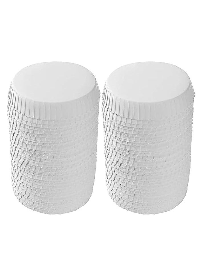 Disposable Paper Cup Covers,Coffee Tea Cup Covers,Recycled Paper Drinking Cup Lids Covers,Perfect for Travel Hotel Coffee Bar Parties Wedding Home Kitchen(7.5 X 7.5cm,100pcs)