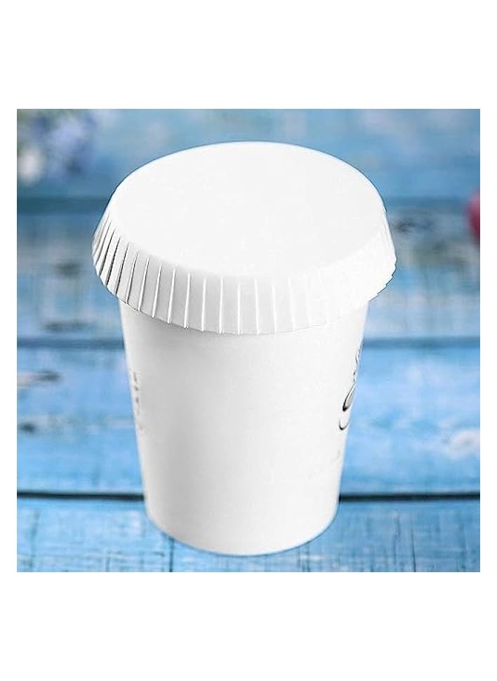 Disposable Paper Cup Covers,Coffee Tea Cup Covers,Recycled Paper Drinking Cup Lids Covers,Perfect for Travel Hotel Coffee Bar Parties Wedding Home Kitchen(7.5 X 7.5cm,100pcs)