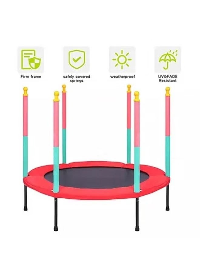 trampoline for outdoor and indoor with a safe and strong mesh for a fun and safe time