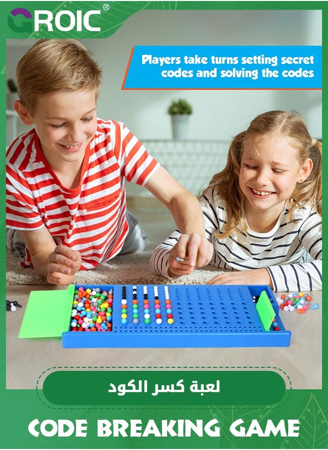 Code Breaking Family Board Game, Point Games Code Breaker Board Game, STEM Toys Mastermind Game, Code Breakers Toy Color Brain Game, Family Games Brain Exercise Logic Development Toys