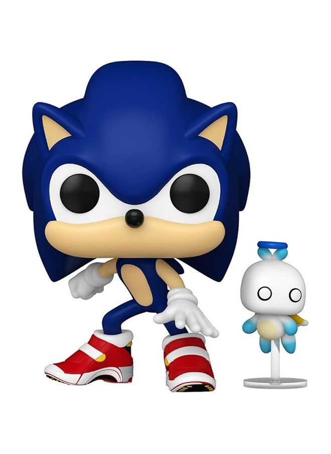 Pop & Buddy! Games: Sonic - Sonic w/Hchaos, Collectable Vinyl Figure - Gift Idea - Official Merchandise - Toys for Kids & Adults - Movies Fans - Model Figure for Collectors and Display