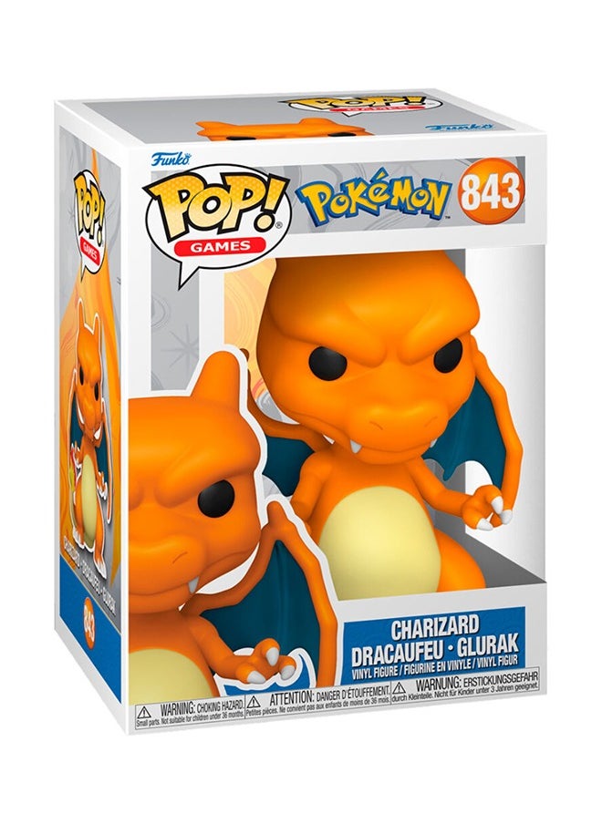 Pop! Games: Pokemon - Charizard (EMEA), Collectable Vinyl Figure - Gift Idea - Official Merchandise - Toys for Kids & Adults - Movies Fans - Model Figure for Collectors and Display