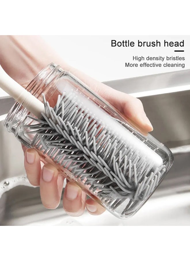 3-In-1 Silicon Brush Set For Baby Bottle Cleaning