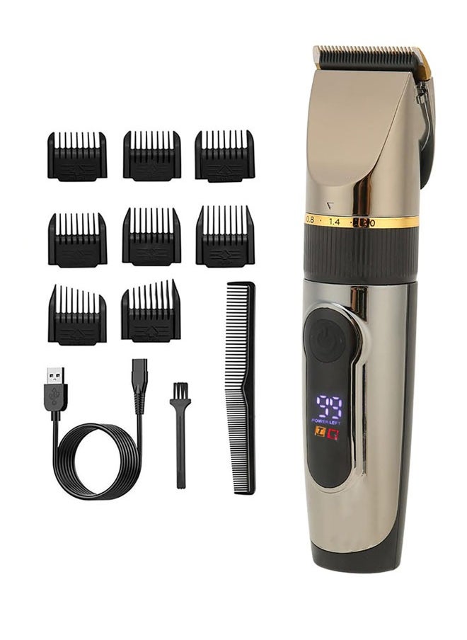 12-Piece Electric Shaving Machine, Professional Adjustable Blade Clipper Set, Rechargeable Haircut Machine Washable