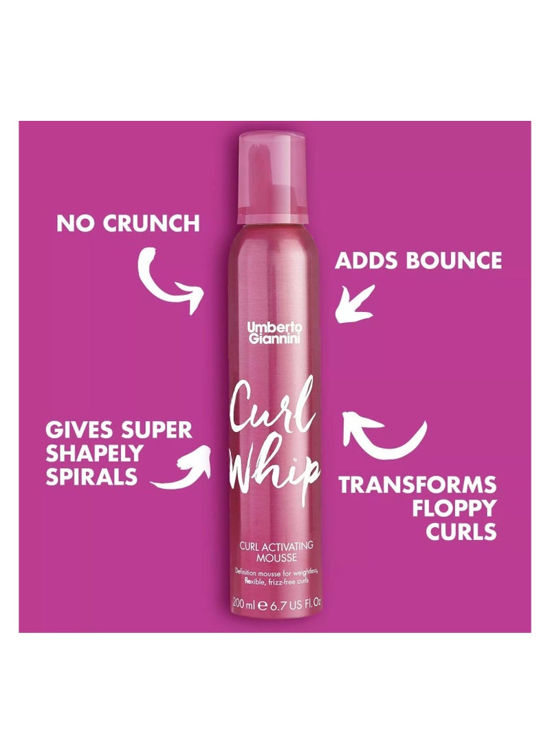 Umberto Giannini Whip Curl Revitalizing Botanical Mousse 200ml