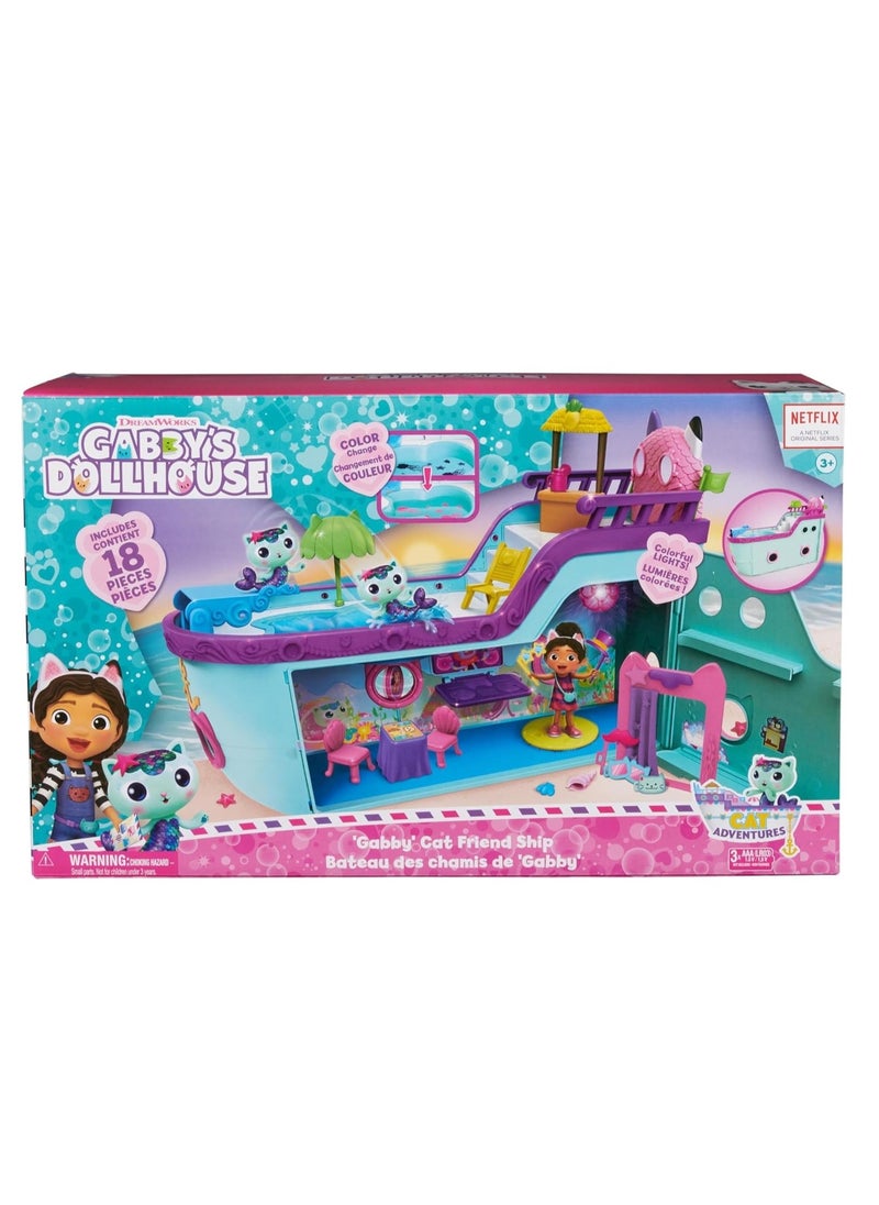 Gabby's Dollhouse Cruise Ship Playset